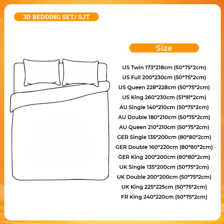 3D BEDDING SET - Solo Leveling AU Store