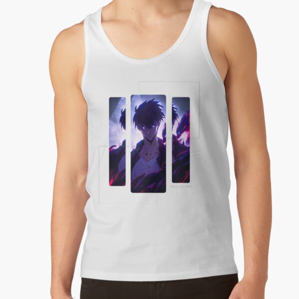 Sung Jin Woo Shadow Monarch Tank Top - Image 2