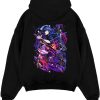 solo leveling sung jinwoo black hoodie flat back design - Solo Leveling AU Store