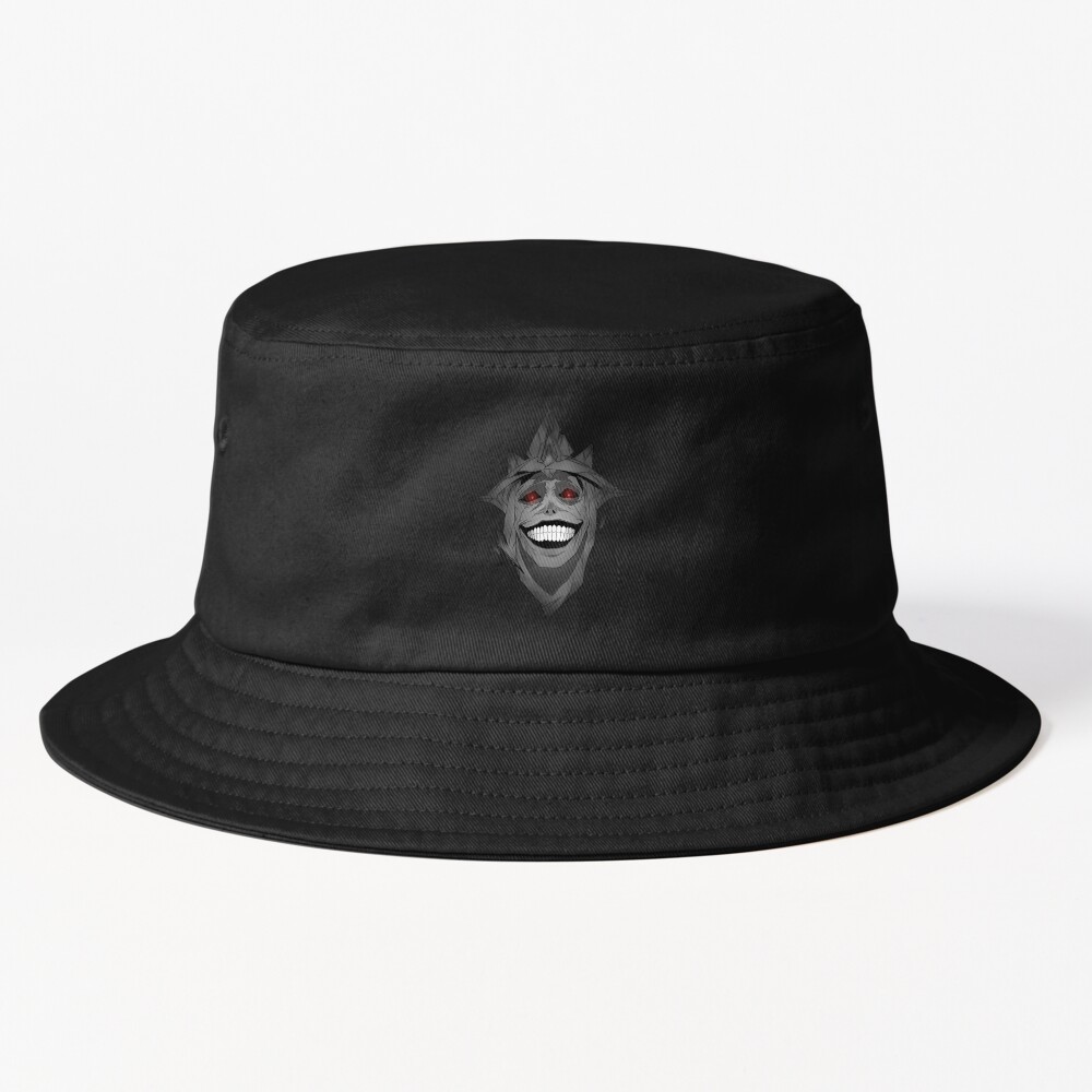 Scribble Red Eyes Bucket Hat