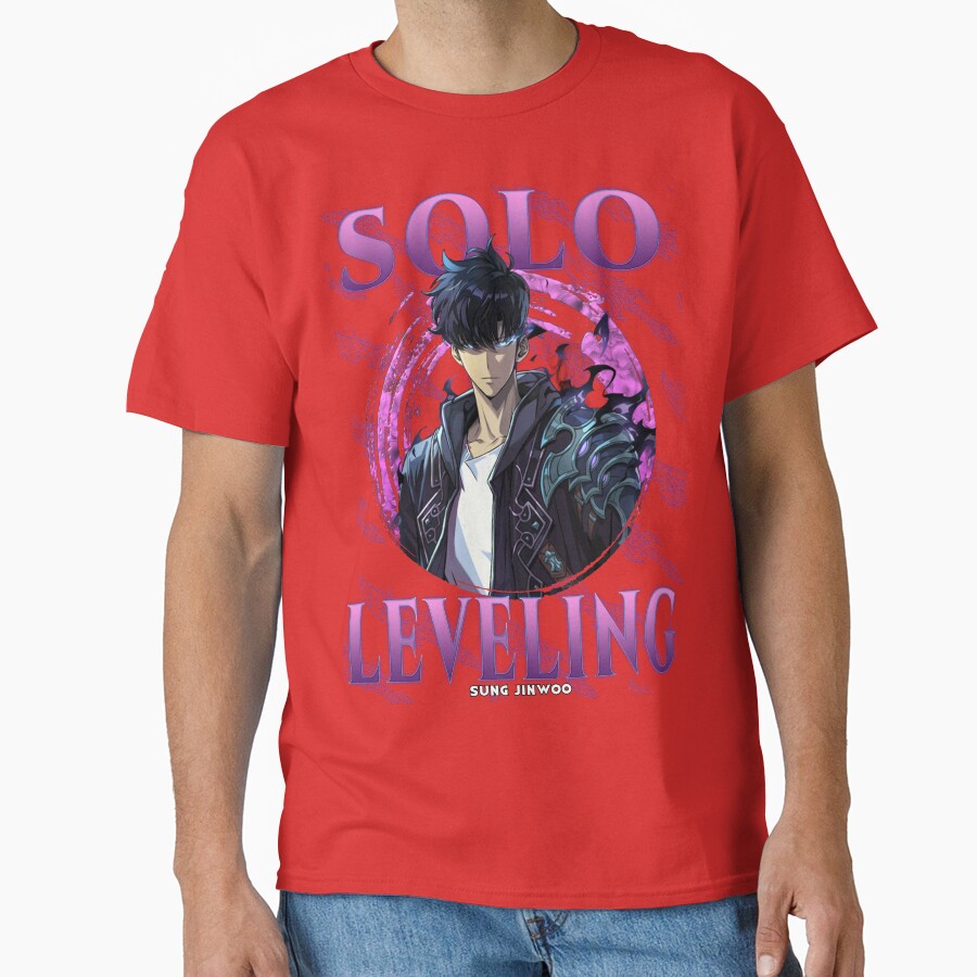 Solo Leveling Sung Jinwoo T-shirt - Image 5