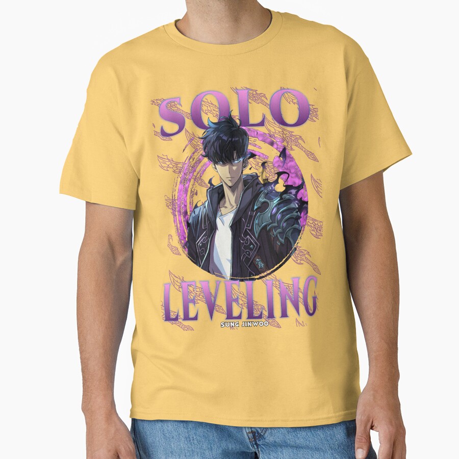 Solo Leveling Sung Jinwoo T-shirt - Image 6