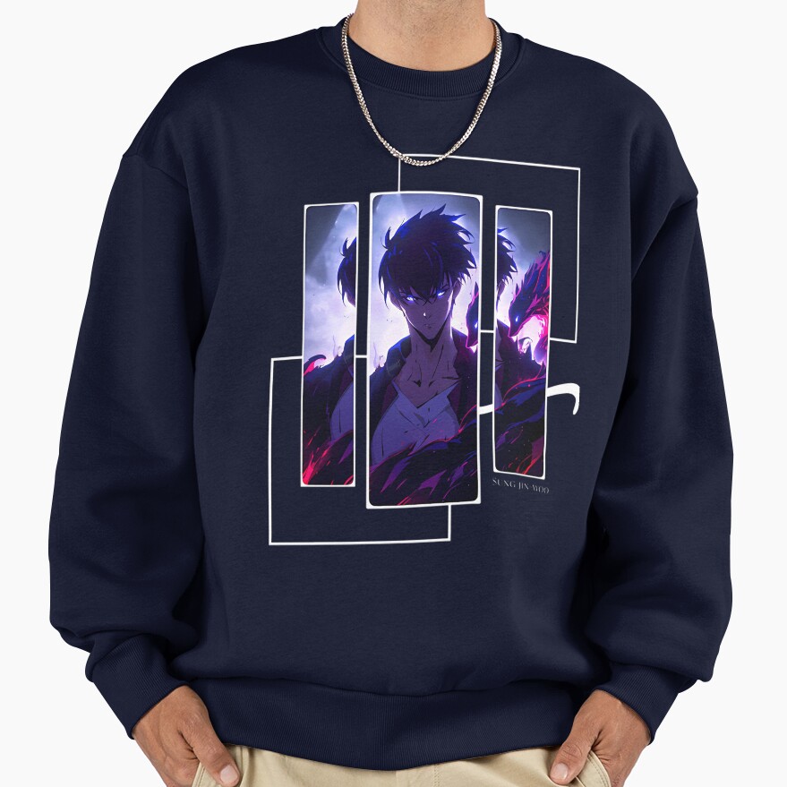 Sung Jin Woo Shadow Monarch Sweatshirt - Image 5