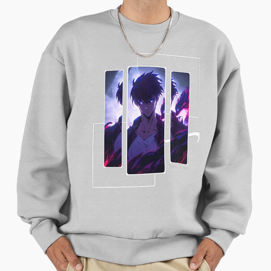 Sung Jin Woo Shadow Monarch Sweatshirt - Image 4
